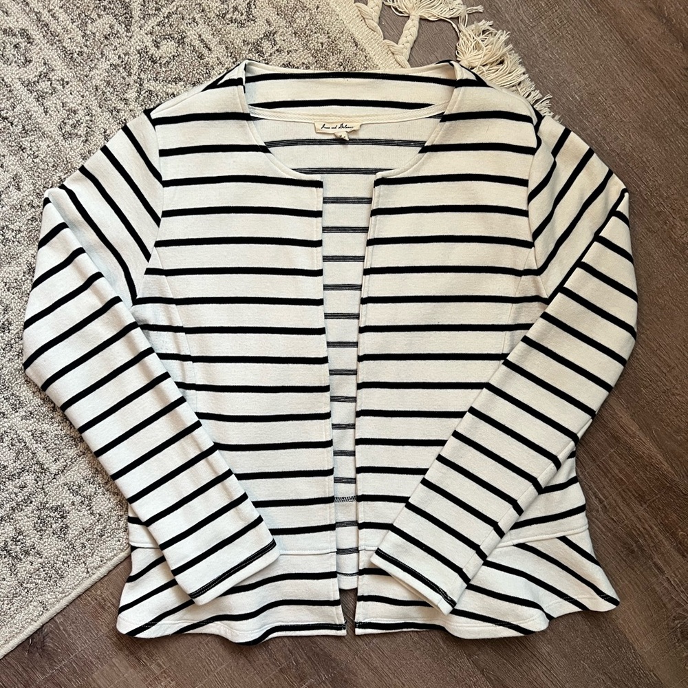 Striped Linen Blazer